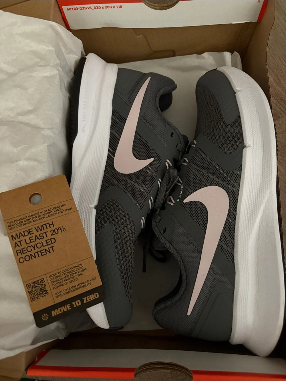 Nike only slightly